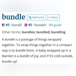 Bundle policy only
